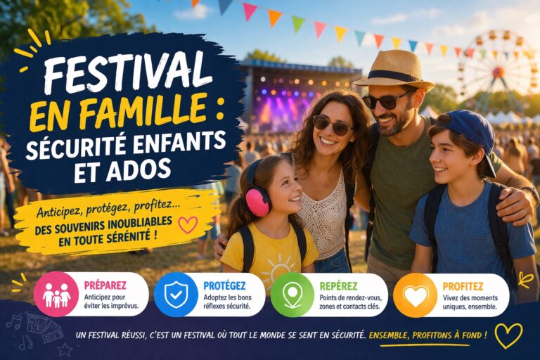 festival en famille sécurité des enfants