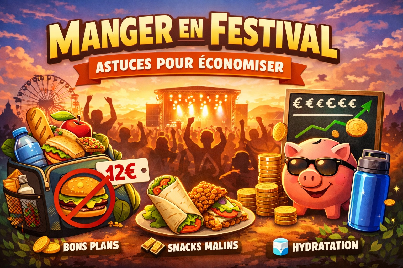 Manger en festival sans se ruiner