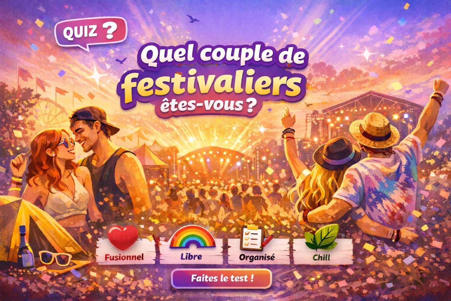 Festival en couple : conseils pour une expérience réussie