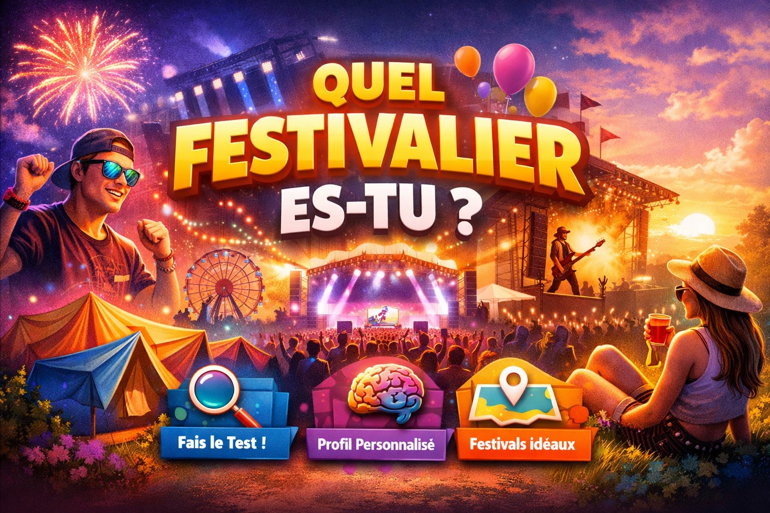 Quel est ton profil de festivalier ?