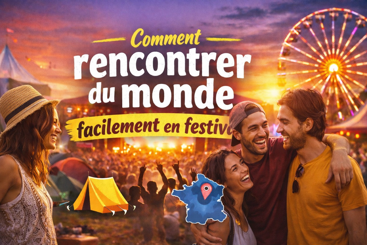 Comment rencontrer du monde facilement en festival