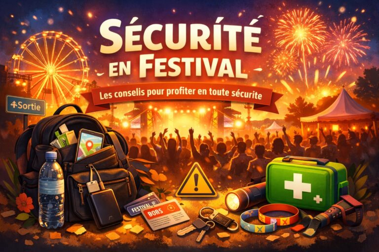 la sécurité en festival