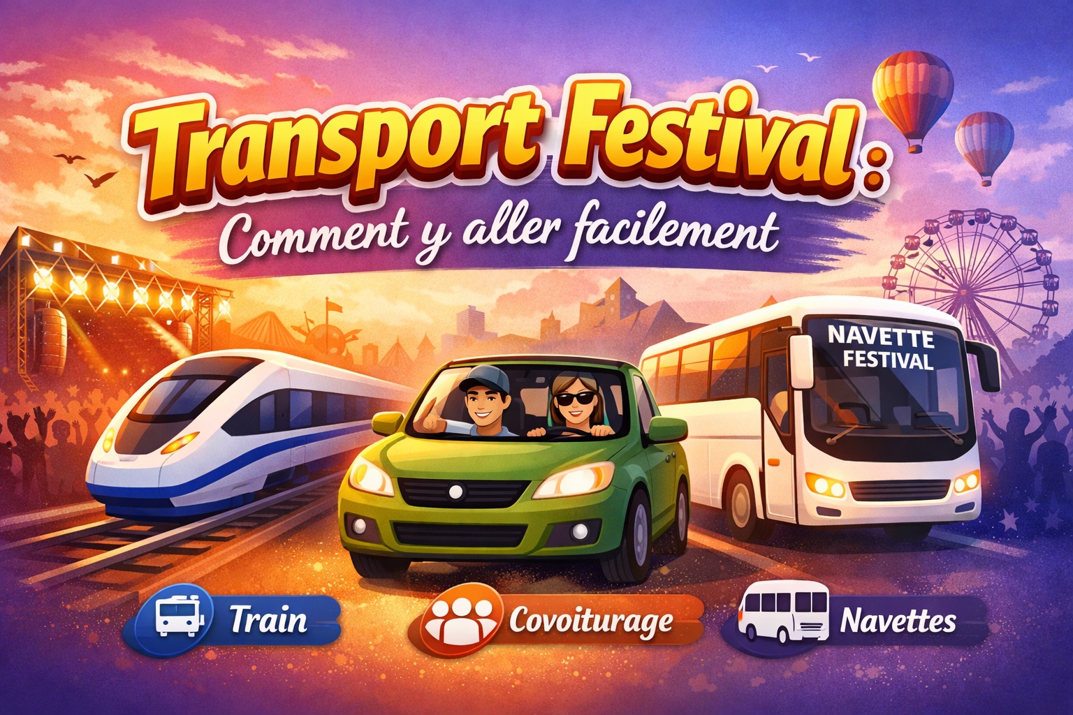 Transport festival : comment y aller facilement