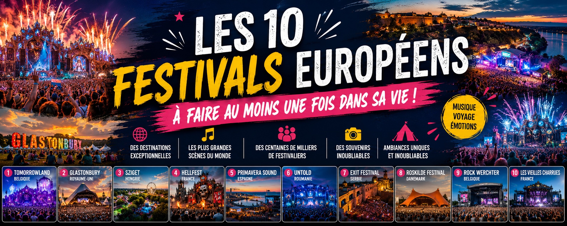 10 festivals d'europe à faire avant de mourir