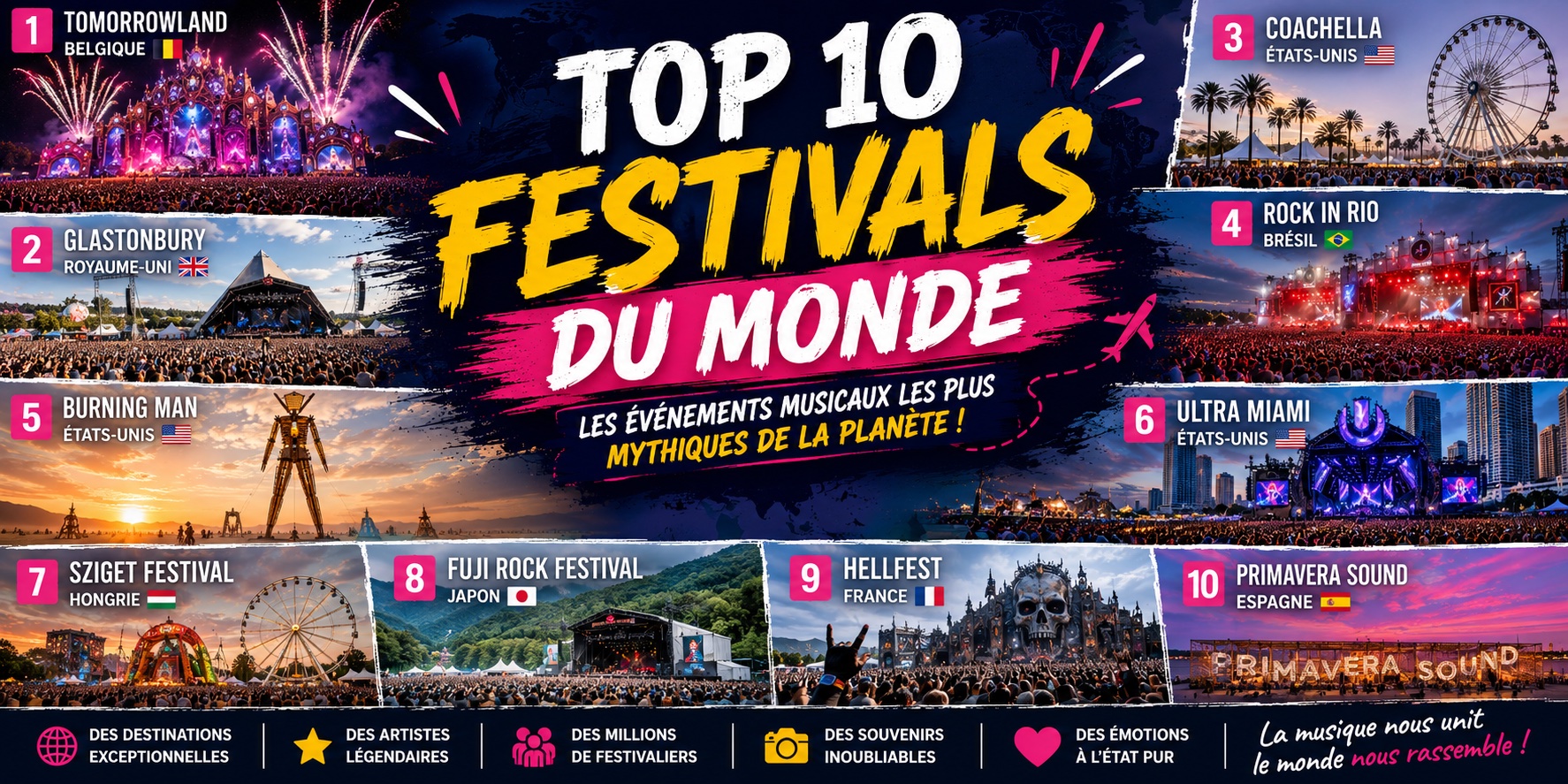 10 festivals mondiaux à faire absolument