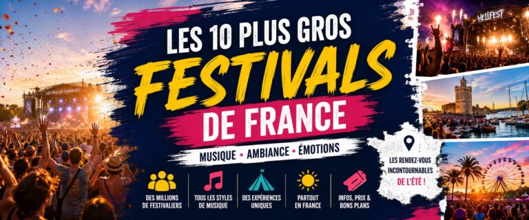 les plus gros festivals de france