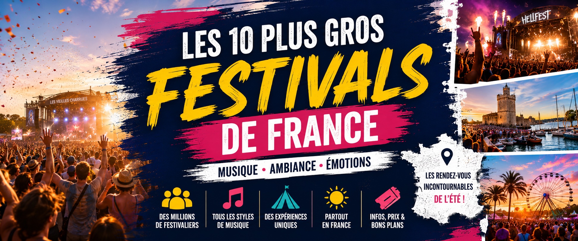 les plus gros festivals de france