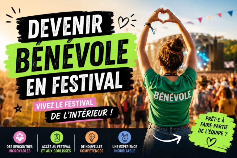 comment devenir bénévole en festival