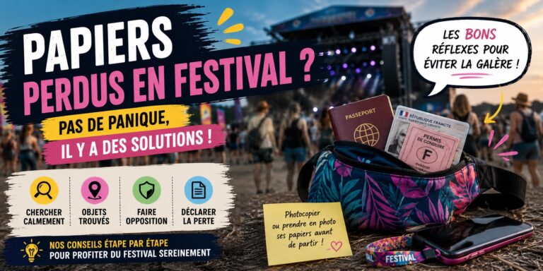 perdre ses papiers en festival