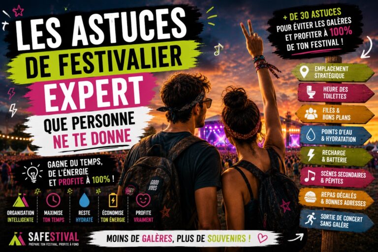 les meilleures astuces de festival