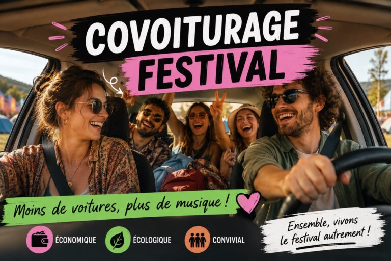 conseils pour bien covoiturer en festival
