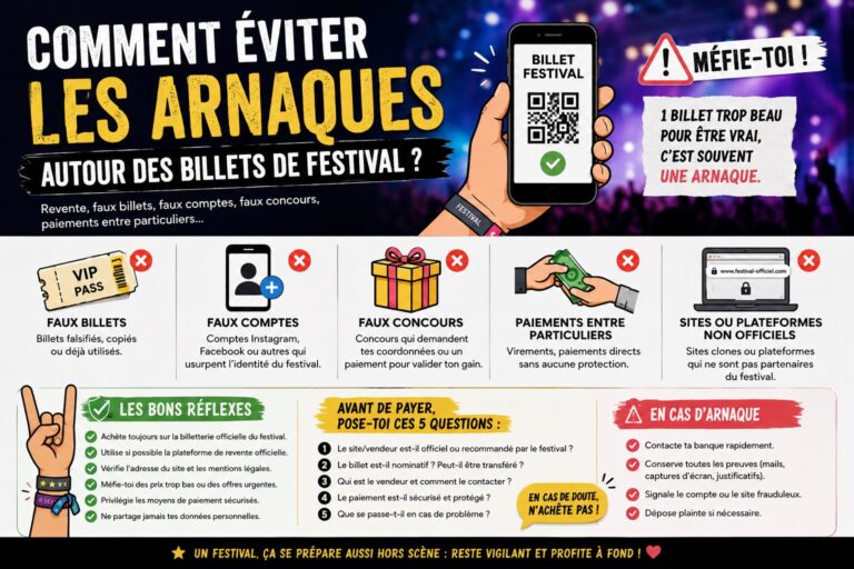eviter les arnaques au faux billet en festival