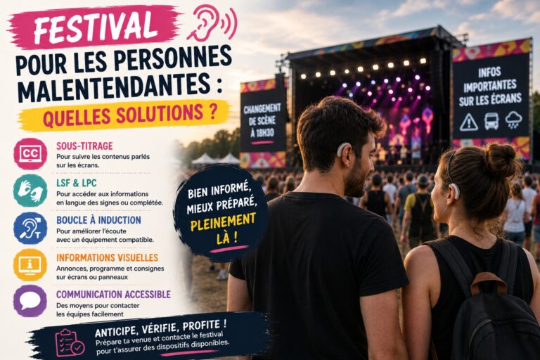 solutions pour les sourds et malentendants en festival
