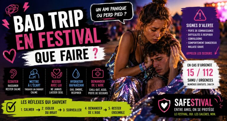 comment gérer un bad trip en festival