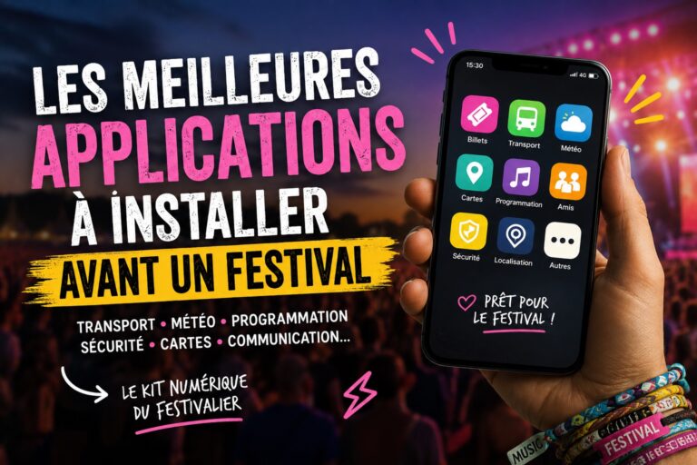 les meilleures applications à télécharger en festival
