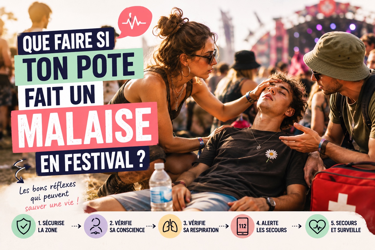 que faire si un pote fait un malaise en festival