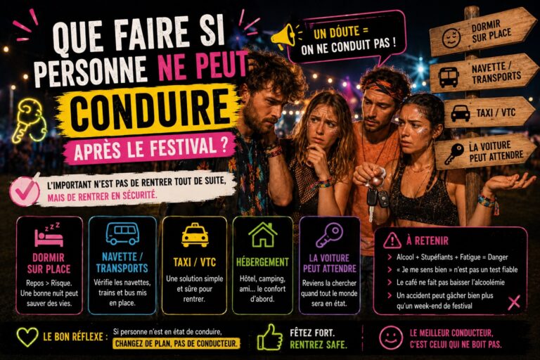 qui conduit en festival