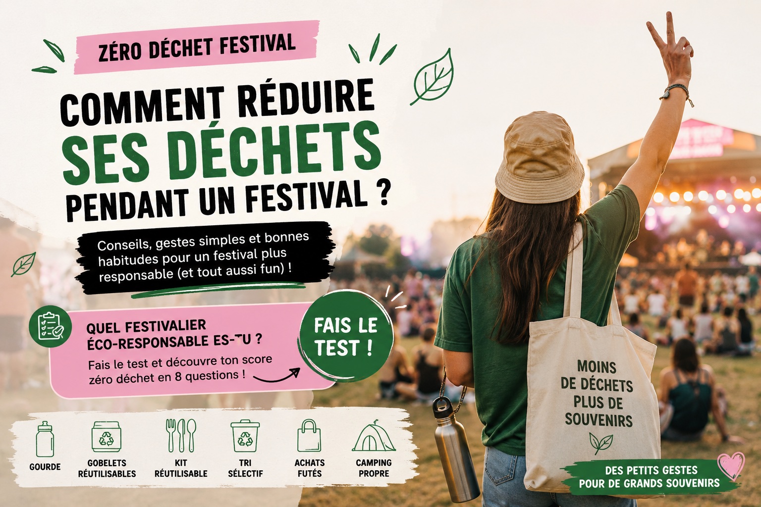 comment réduire ses déchets en festival