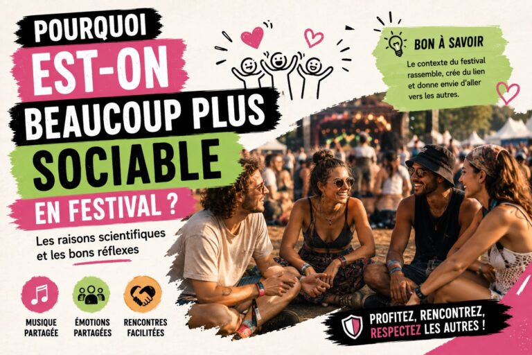 pourquoi est-on plus sociable en festival