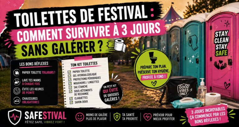 comment survivre aux toilettes en festival